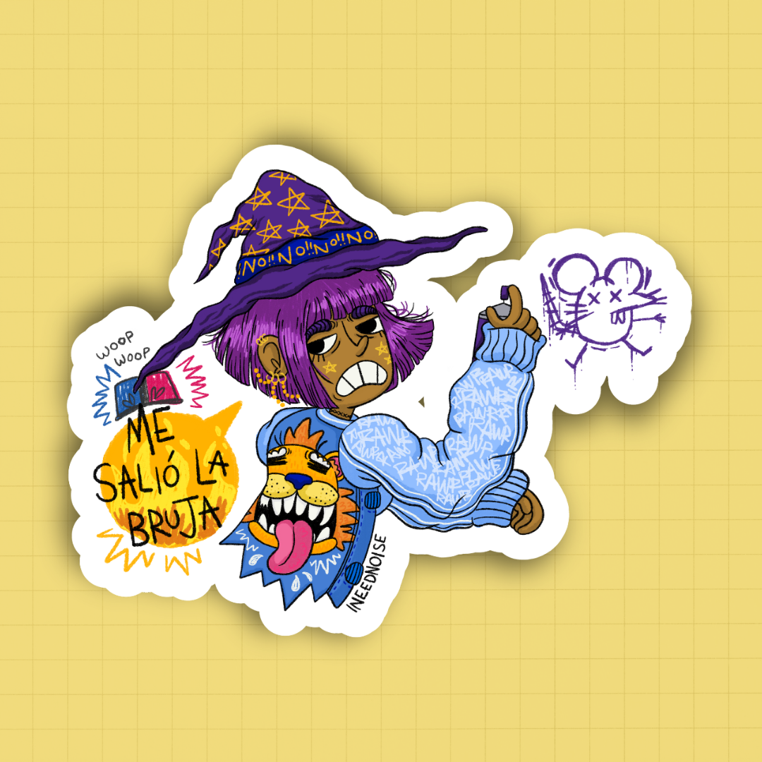 Sticker - Me Salió La Bruja