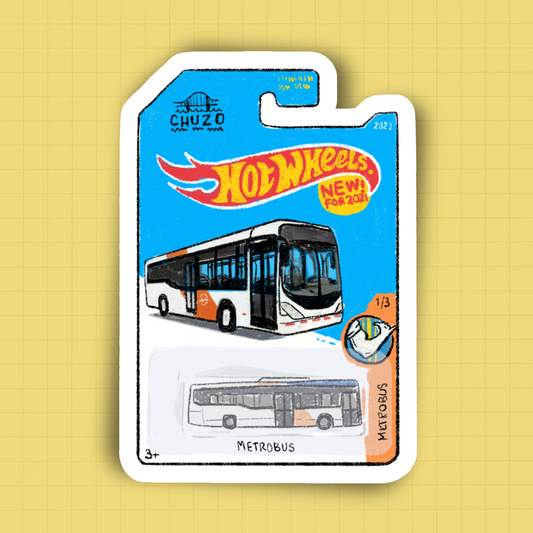 Sticker - Hot Wheels MetroBus