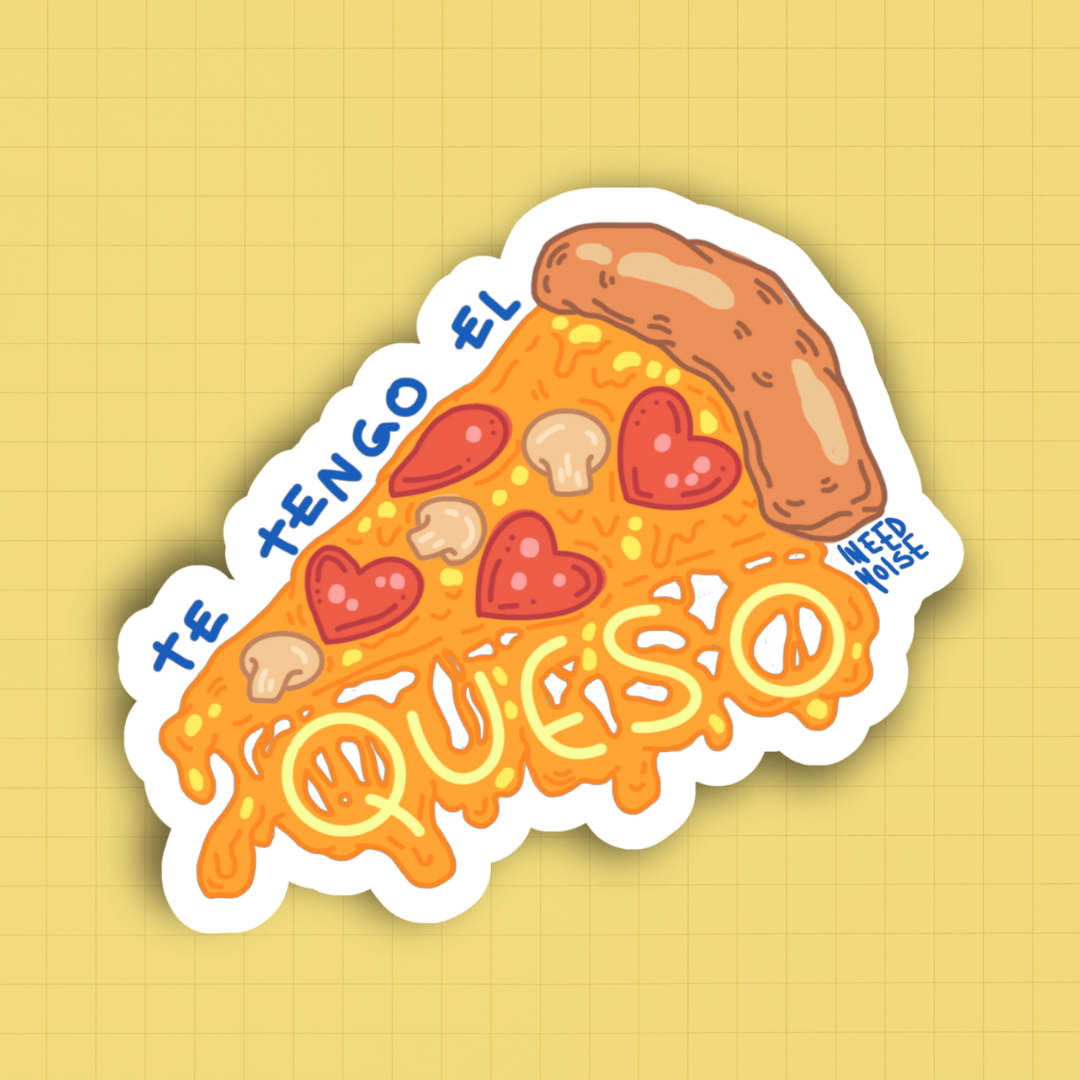 Sticker - Te Tengo El Queso