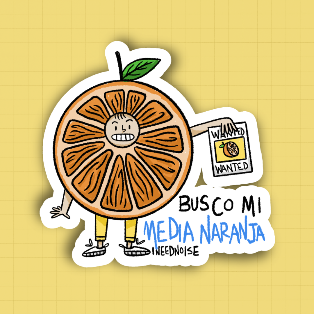 Sticker - Media Naranja