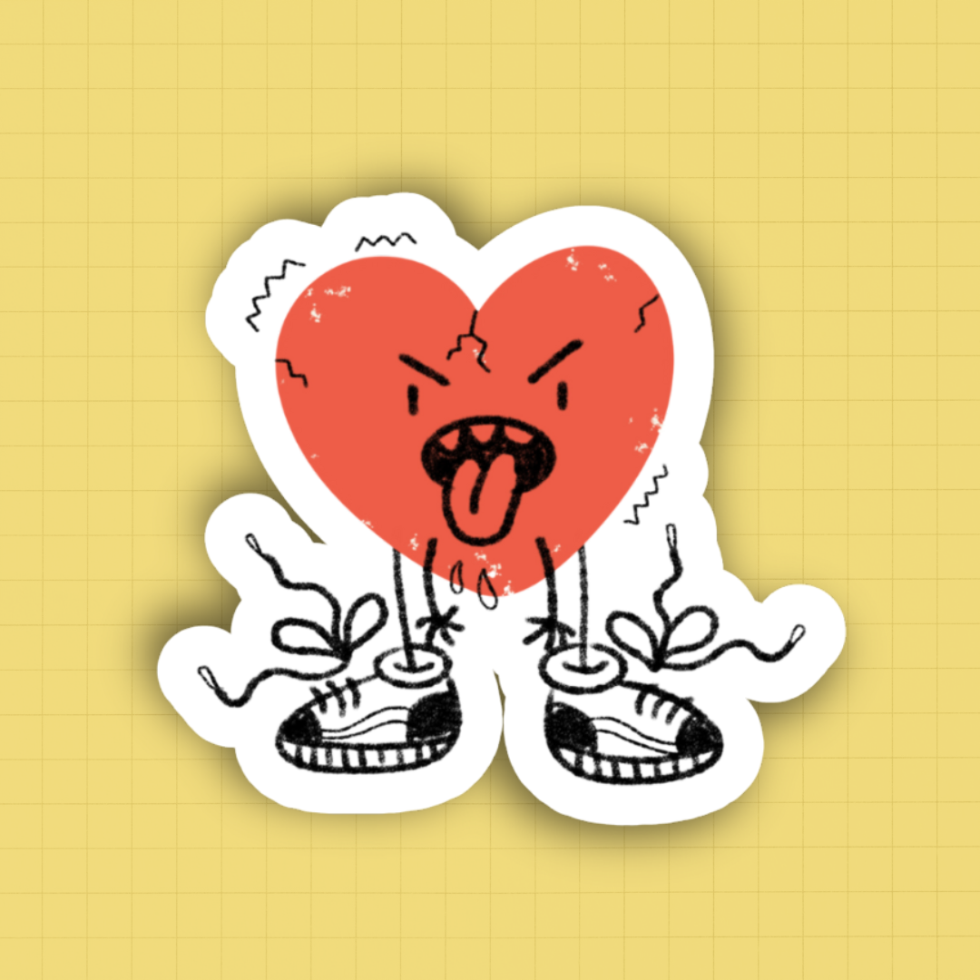 Sticker - Corazon Kabriao